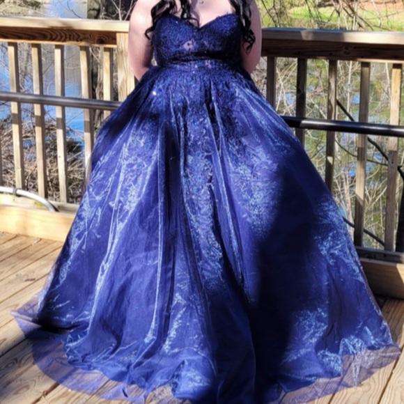 Prom dress from Calla Lily formals and prom dresses.